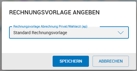 Rechnungsvorlage ändern für Honorarnote