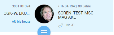 Grundlegende Informationen im Patientenheader