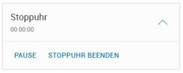 Kontexkarte Stoppuhr Kontexkarte Stoppuhr