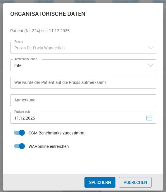 aktueller Status zu WAHonline Einreichung