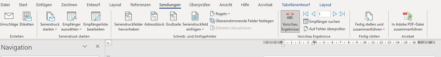 Seriensendungen bearbeiten
