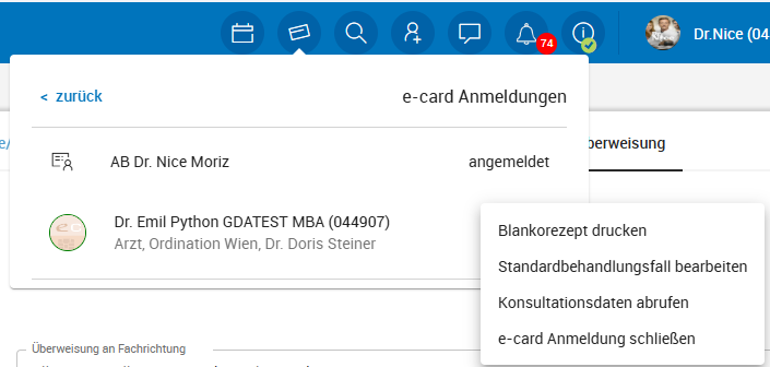 e-card Anmeldung beenden e-card Anmeldung beenden