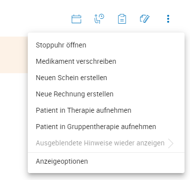 Stoppuhr in Schnellaufruf starten