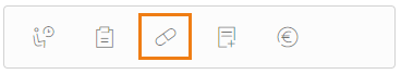 Rezeptieren in der Quicktoolbar