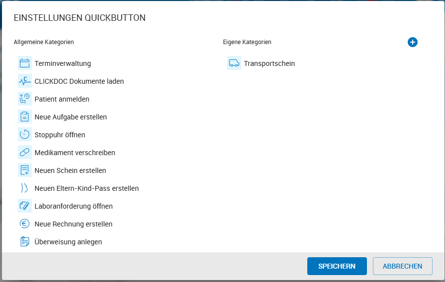 Quickboad mit eigenem Button
