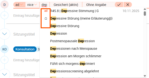 Unterschiedliche Diagnose bei der Erfassung in der Patientnekartei Unterschiedliche Diagnose bei der Erfassung in der Patientnekartei