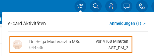 Admin-Karte auswählen