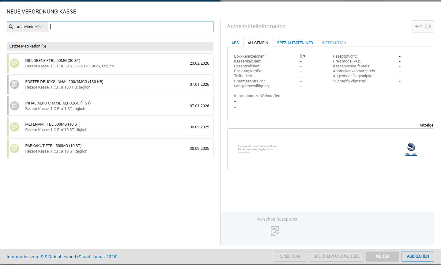 eine Verordnung erstellen
