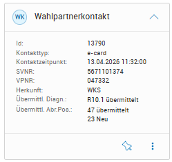 Kontakt mit Abr.Pos. die noch nicht abgerechnet wurde (Status = neu) Kontakt mit Abr.Pos. die noch nicht abgerechnet wurde (Status = neu)