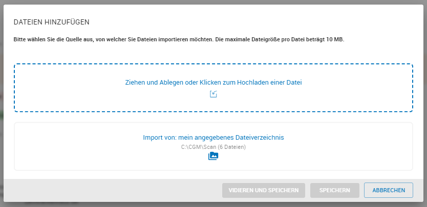 Dateiupload von gesamten Fileverzeichnis