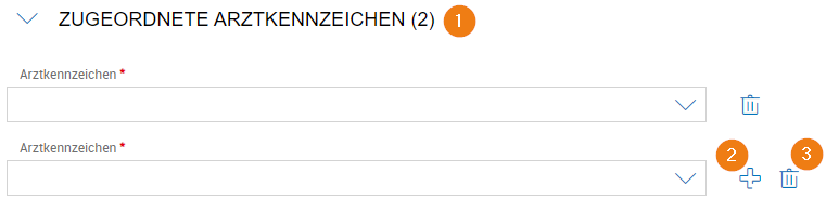 Mitarbeiterverwaltung - Arztkennzeichen