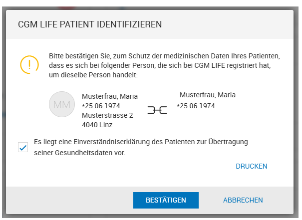 Identifikation durchführen