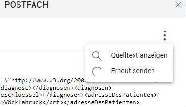 Übermittelte Honorarnote erneut senden