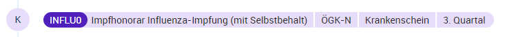 dokumentierte Leistung dokumentierte Leistung