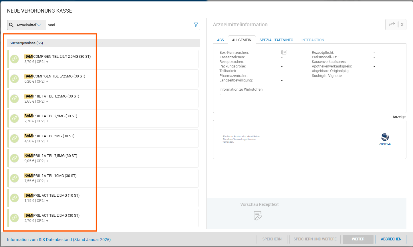 gefundenen Suchstring farblich markieren