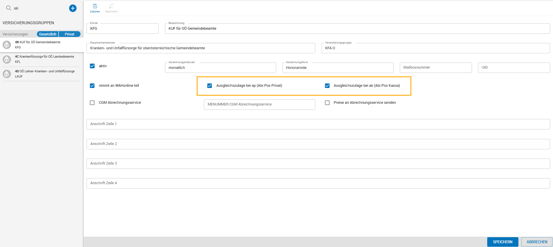 Einstellung zur Ausgleichszulage