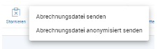 Menüeintrag wählen
