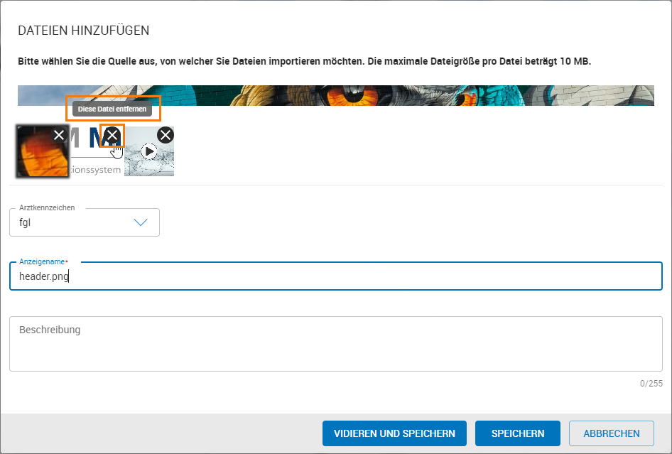 Dateiupload von mehreren Dateien