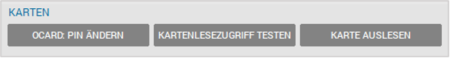 Kartenleser testen