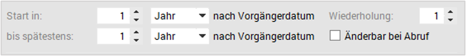 Wiederholungsanzahl wurde erhöht