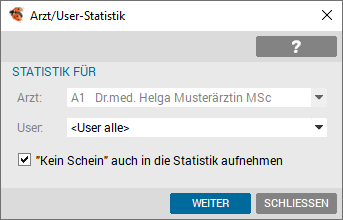 Abrechnungsstatistik