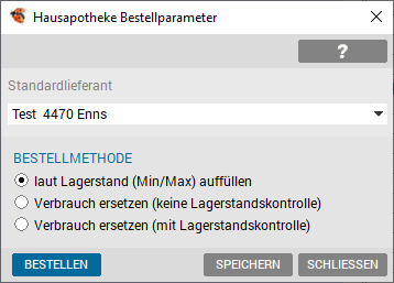 Bestellvorgang