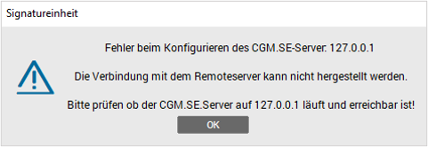 SE nicht gefunden