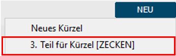 dritte Teilimpfung erstellen