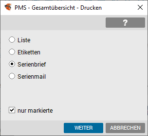Druck-Fenster