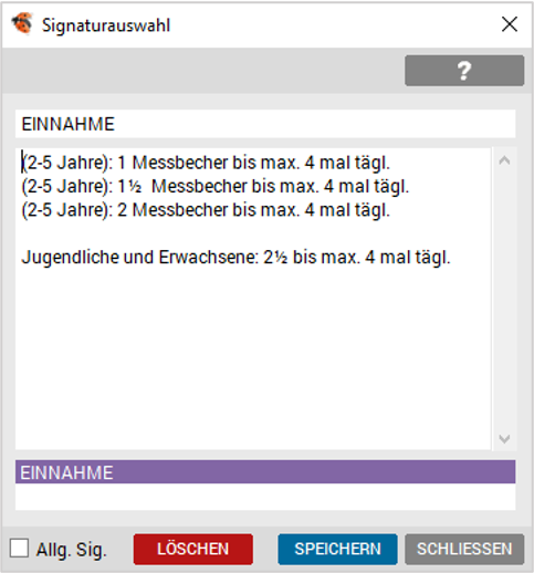 Erweiterte Signatur