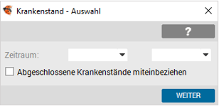 Krankenstand Auswahl