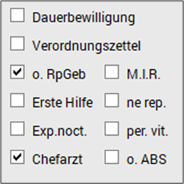 Mit Chefarzt-Flag