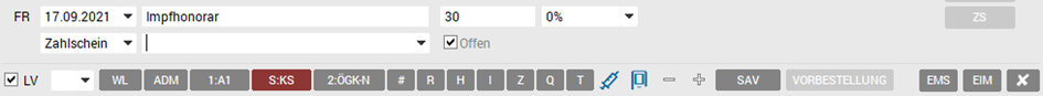 Erstellung - offene Posten