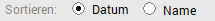 Listensortierung