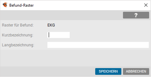 Befundblatt Raster erstellen