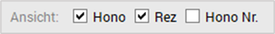Offene Posten - Ansichtfilter