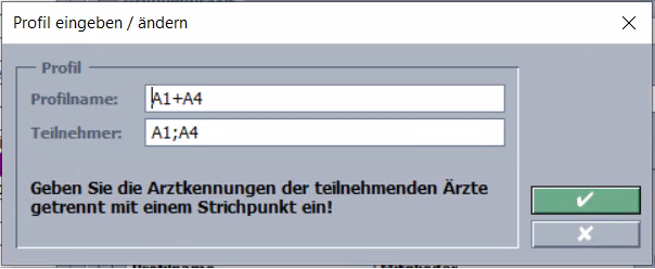 Profil bearbeiten