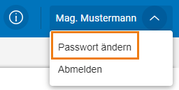 Passwort ändern