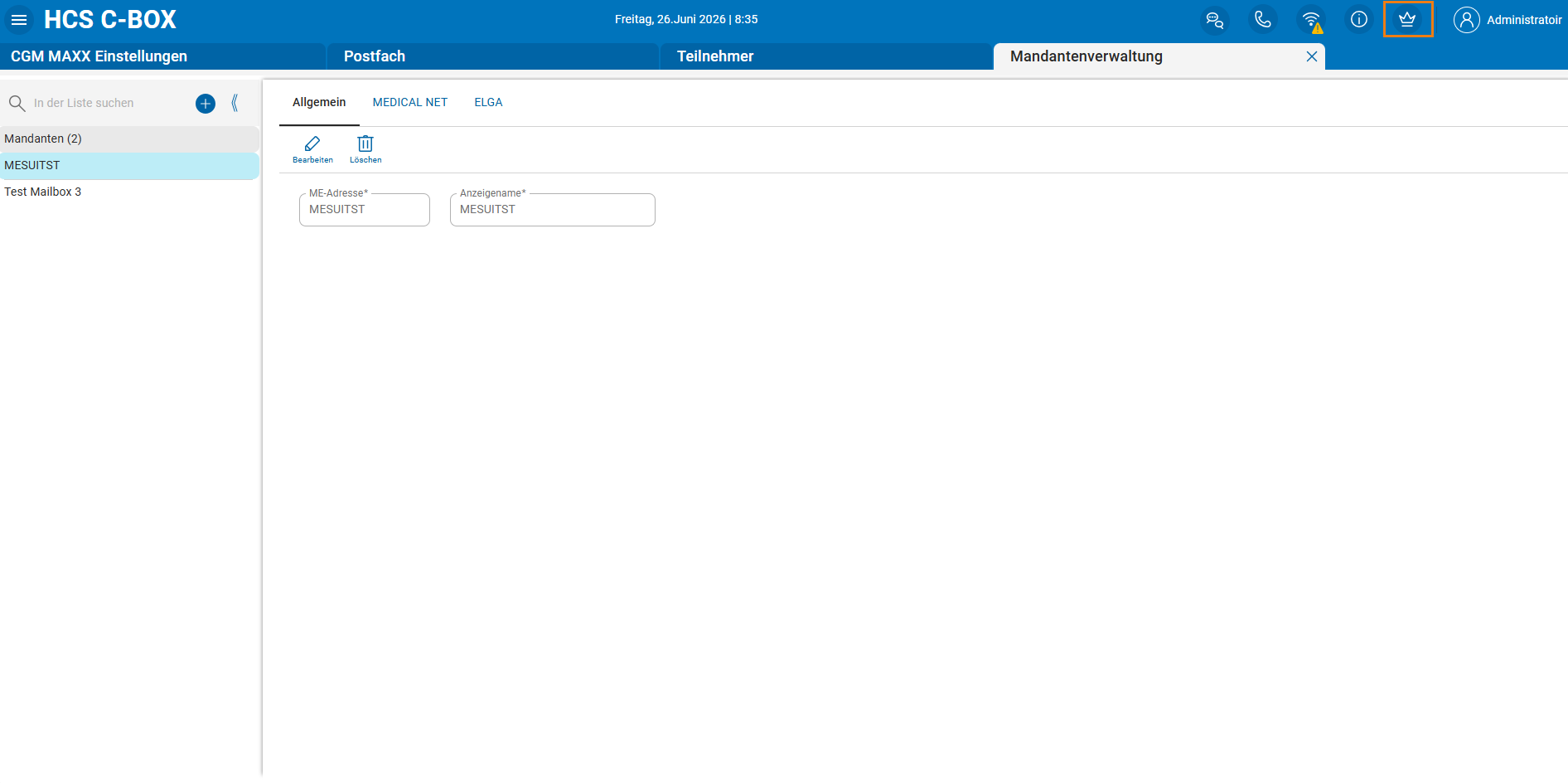 Link zum CGM Portal Link zum CGM Portal