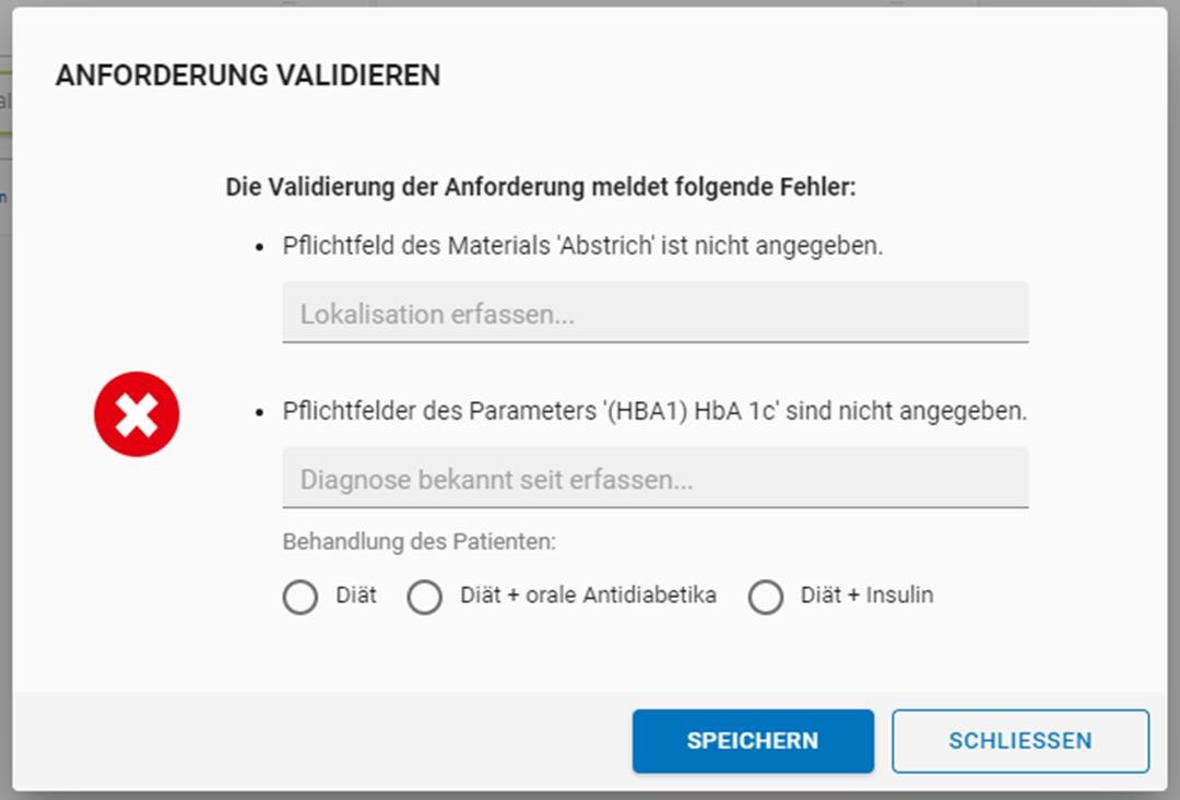 Ergänzung fehlender Information beim Validieren einer Anforderung